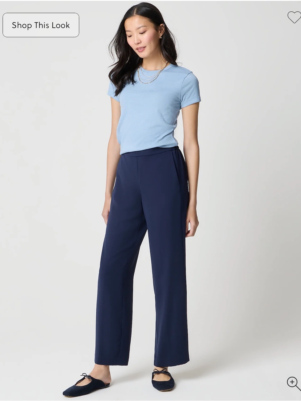 J. Crew Factory Jamie Navy Pant Size 4